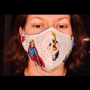 2 Pk Face mask reusable washable size M